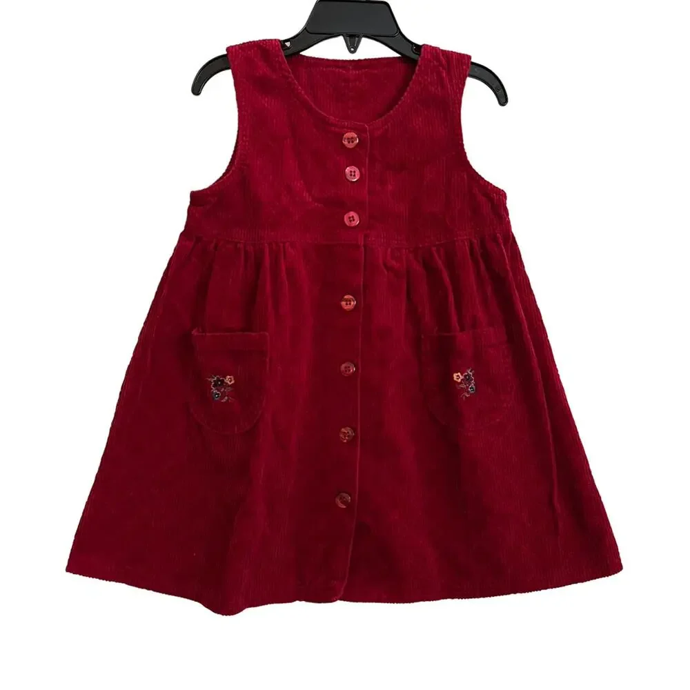 Vintage McKids Corduroy Dress - Picture 1 of 6